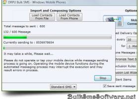 Bulk SMS Windows screenshot