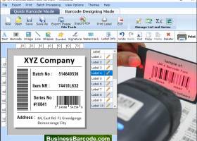 Barcode Business Software screenshot