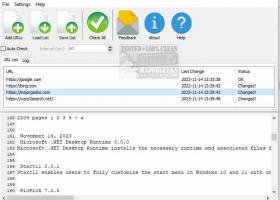 VOVSOFT - Website Watcher screenshot