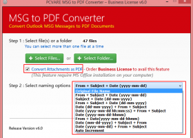 How to Save Outlook Email to PDF file screenshot