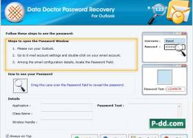 Outlook Express Password Viewer screenshot