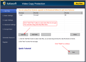KakaSoft Video Copy Protection screenshot