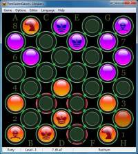 FreeSweetGames Cheskers screenshot