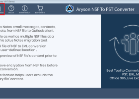 NSF to PST Converter screenshot