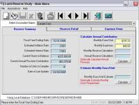 Lucid Reserve Study screenshot