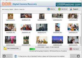 Digital Camera Restore Software screenshot