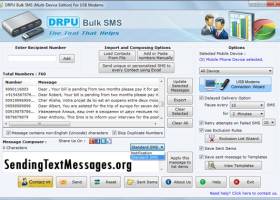 USB Modem SMS Sending Software screenshot