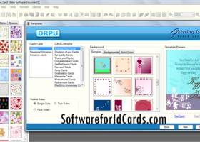 Greeting Card Designing Program screenshot