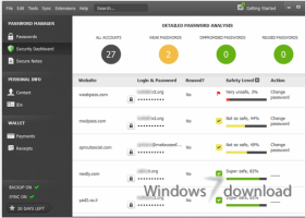 Dashlane screenshot