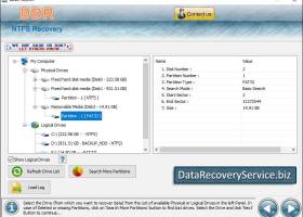 NTFS Data Recovery screenshot