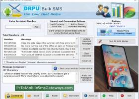 PC to Mobile Bulk SMS Software screenshot
