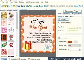Greeting Card Print Software screenshot