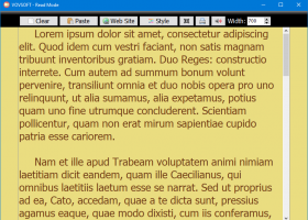 VOVSOFT Read Mode screenshot