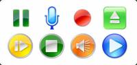 Icons-Land Vista Style Play/Stop/Pause Icon Set screenshot