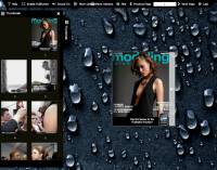 Flash flip book theme of Rain screenshot