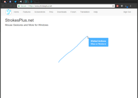 StrokesPlus screenshot