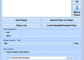 Join AVI and MP4 Files Software screenshot
