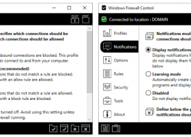 Malwarebytes Windows Firewall Control screenshot