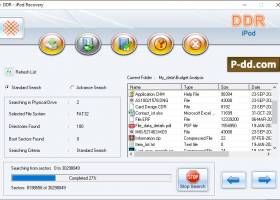 iPod File Repair Software screenshot