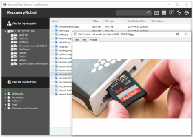 RecoveryRobot Memory Card Recovery screenshot