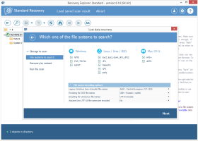 Recovery Explorer Standard - Windows screenshot