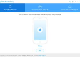 Syncios Data Recovery screenshot
