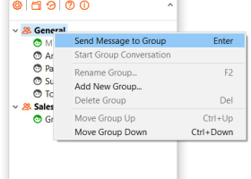 RealPopup LAN chat screenshot