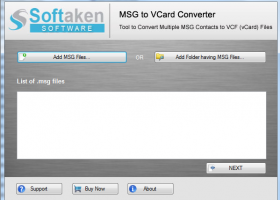 MSG to vCard Converter screenshot