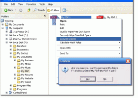 DeleteOnClick screenshot