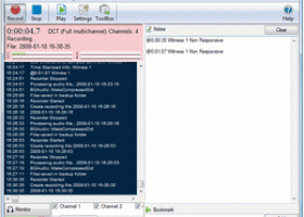 MSRS Court and Conference Recorder screenshot