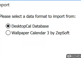 CalendarTask (formerly DesktopCal) screenshot