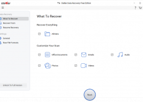 Stellar Data Recovery Free for Windows screenshot