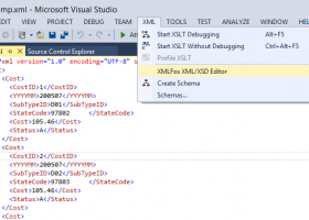 XMLFox Visual Studio XML Editor screenshot