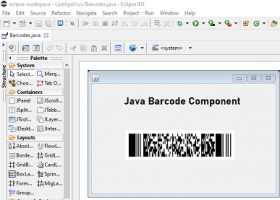 Java PDF417 Barcode Package screenshot