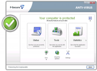 F-Secure Anti-Virus screenshot