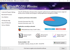 Chris-PC CPU Booster screenshot