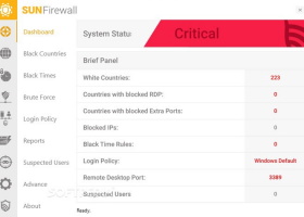 SunFirewall screenshot