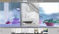 Flower Pot Flipping Book Designing Theme screenshot