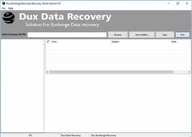 Dux EDB to PST Recovery screenshot