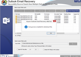 Aryson Outlook Email Recovery screenshot