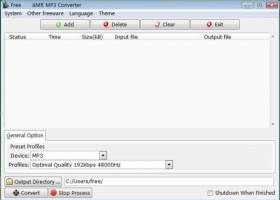 Free AMR MP3 Converter screenshot
