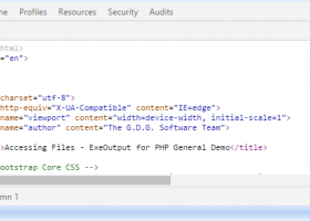 ExeOutput for PHP screenshot