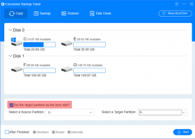 Cocosenor Backup Tuner screenshot