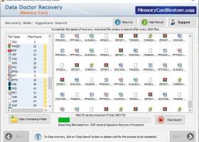 Card Data Restore Software screenshot
