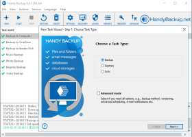 Handy Backup Standard screenshot