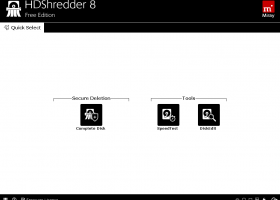 HDShredder Free Edition screenshot