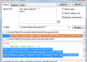 Aba Search and Replace screenshot