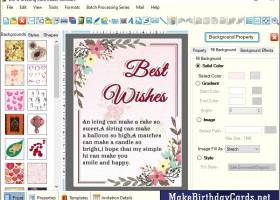 Greeting Card Designer Tool screenshot