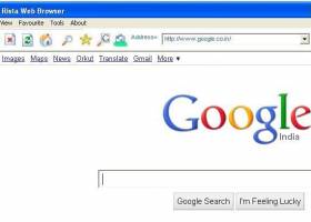 Rista Web Browser screenshot