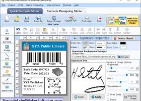 Publisher Software For Barcode Creation screenshot